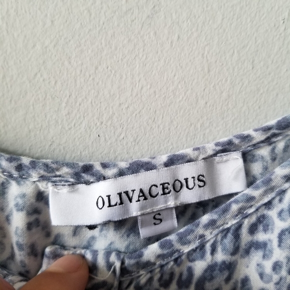 Olivaceous Leopard Print Gray Jumpsuit - Picture 8 of 12